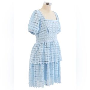 Amy Lynn Crochet Lace Tiered Dress